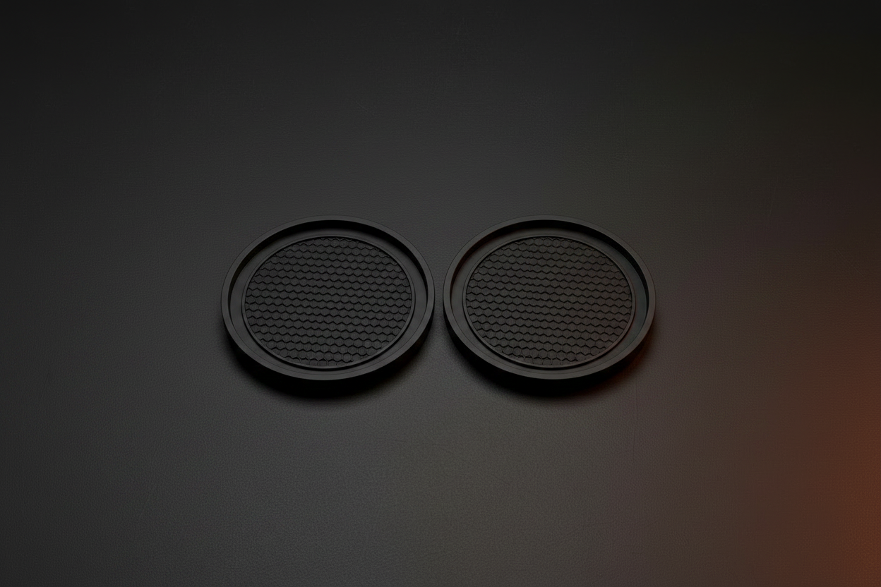 Velrix Car Coasters - Flat Lay No Box